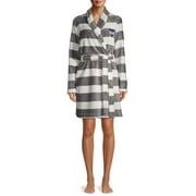 EV1 from Ellen DeGeneres Ombre Heart Striped Fleece Robe Women's