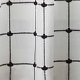 thumbnail image 5 of Better Homes & Gardens Windowpane Light Filtering Curtain Panel, 1 Panel, Black and White, 50" W x 84" L, 5 of 5