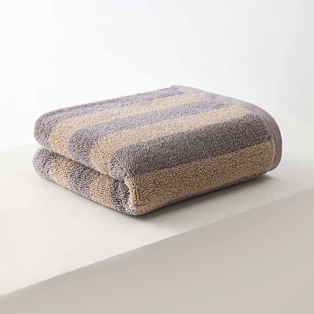 Nvzi 4 toallas de baño marrones, 34*74 cm, de algodón, suaves y absorbentes, ideales para el baño, la limpieza facial y corporal, y para uso diario en el hogar y viajes.