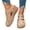 Khaki, variant on Durable Faux Leather Sandals, Adjustable Strap Closed-Toe Shoes, Women's Casual Boho Gladiator Sandals,Summer Leather Comfort Soft Sole Closed Toe Ankle Strap Beach Shoes, Khaki 5.5