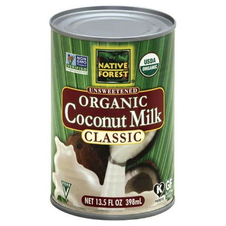 Native Forest Classic Unsweetened Organic Coconut Milk, 13.5 Fo (Pack of