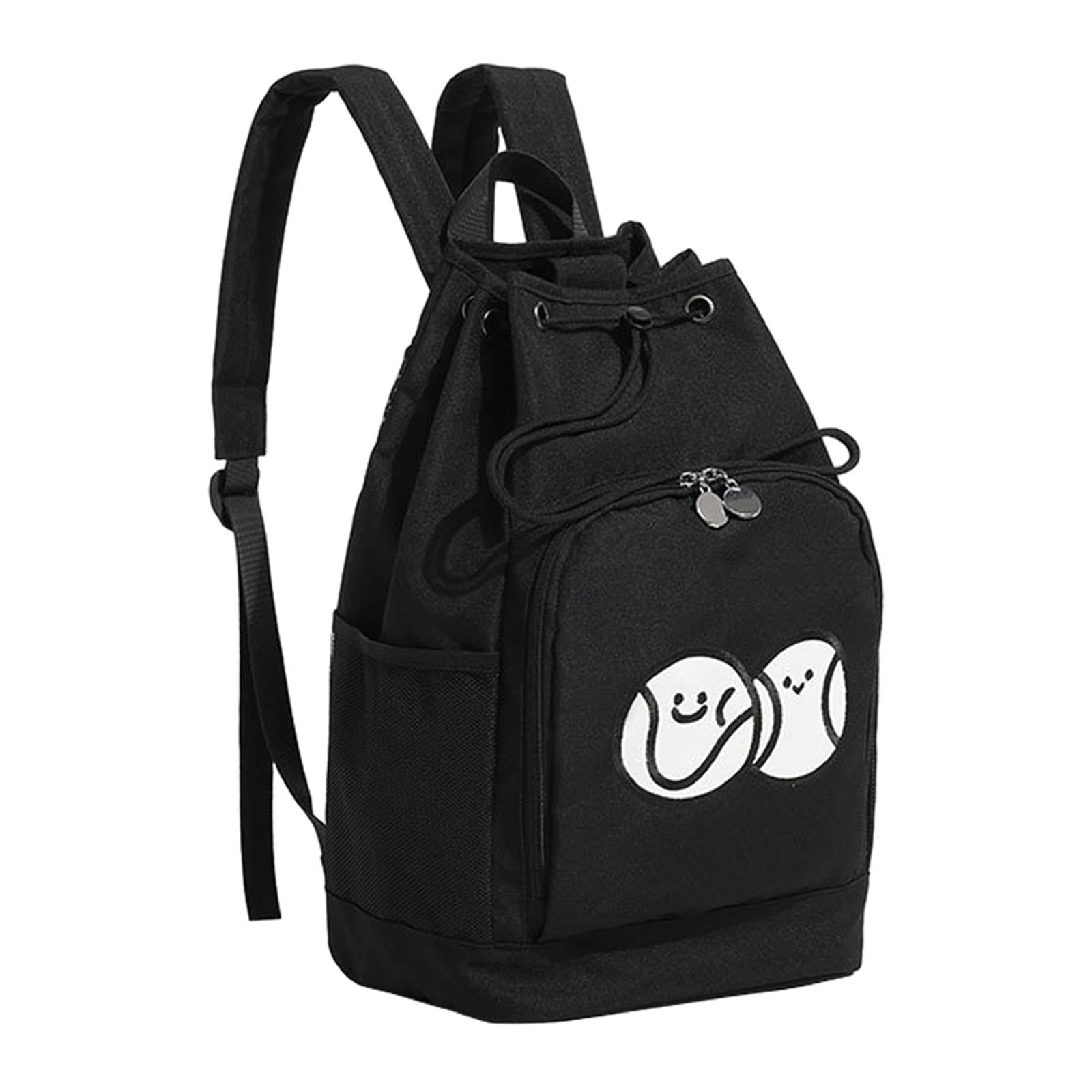 Baoblaze Pickleball Backpack Multifunctional Portable Travel Pouch Tennis Rackets Bag Black