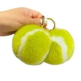 thumbnail image 2 of Cute Little Tennis Plush Pendant Plush Ball Bag School Bag Pendant Decoration/ Home Decor, 2 of 2