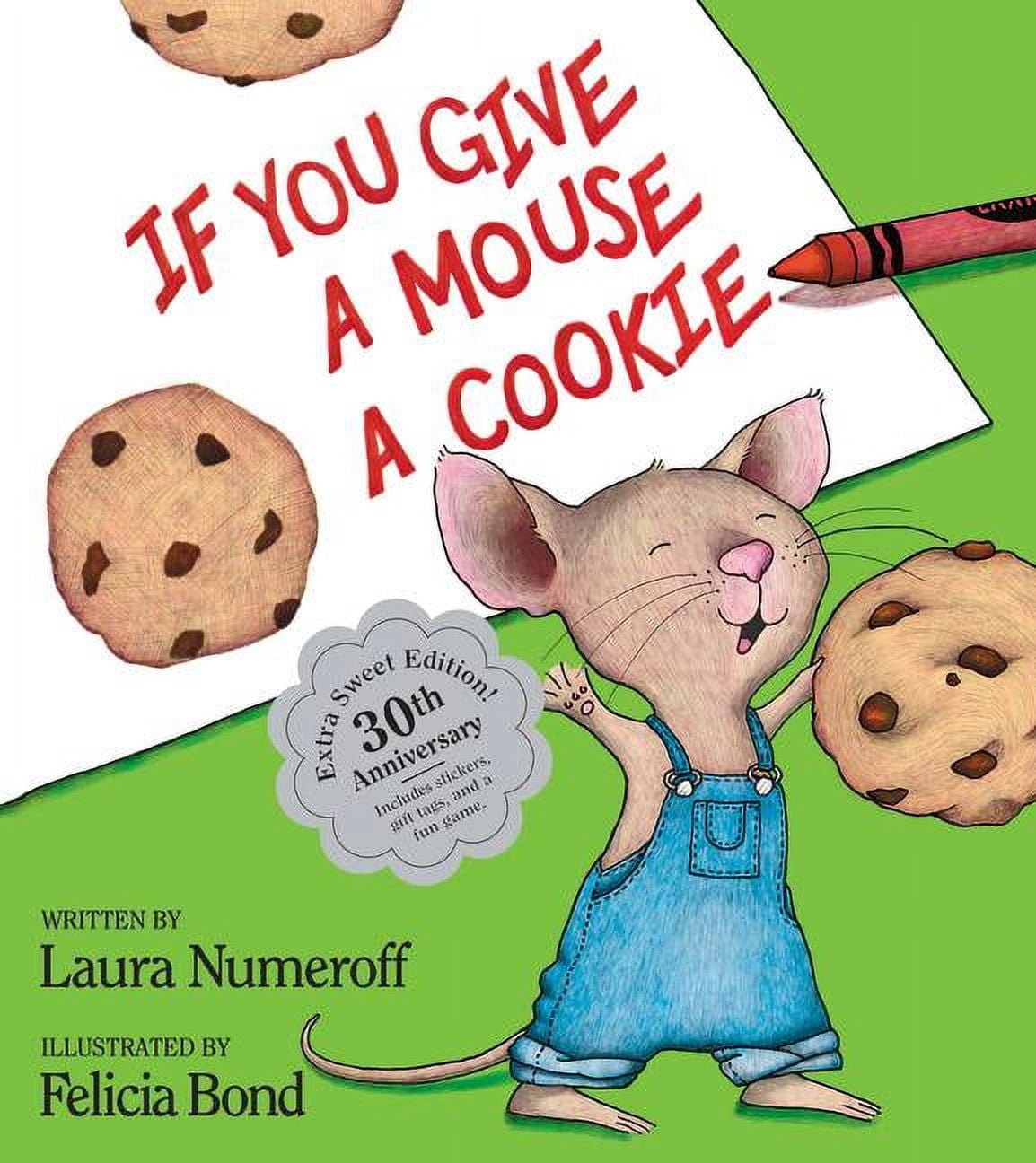 45 If You Give a Mouse a Cookie音声絵本 Laura Joffe Numeroff, Children's Book, Hardcover, 25th Anniversary
