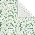 thumbnail image 2 of American Greetings 175 sq. ft. Reversible Wrapping Paper for Weddings, Bridal Showers, Anniversaries, Birthdays and All Occasions, Greenery and Damask (1 Roll, 30 in x 70 ft.), 2 of 6