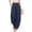 Navy, variant on Laqbezok Women's Cotton Linen Harem Pants, High Waist Loose Trousers with Pockets, Casual Boho Lantern Pants for Summer Beach Travel