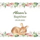 thumbnail image 3 of Personaliza tus fotos LOGO pegatina botella de champán, etiqueta botella de vino, nombre personalizado Cumpleaños bautismo animal bosque profundo, 3 of 5