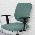 thumbnail image 2 of Split Office Chair Cover Waterproof Universal Cover Stretchable Computer Desk Washable Protective green, 2 of 9
