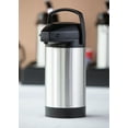 thumbnail image 4 of Service Ideas SVAP30P Lock 'N' Carry Stainless Vacuum Insulated Airpot, Push Button Lid, 3 Liter, Brushed, 4 of 4