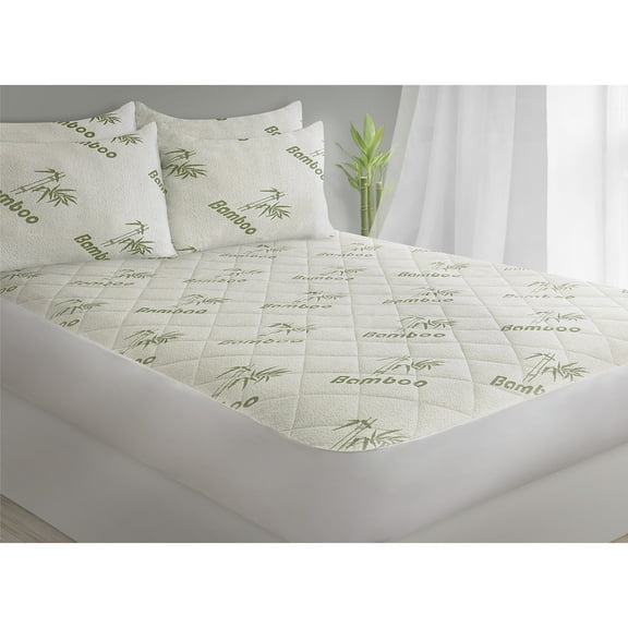 Mattress Protector King Bamboo Jacquard