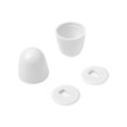 thumbnail image 4 of Tapas para pernos de inodoro Jwodo, paquete de 4, plástico, 3,7 cm, blanco, 4 of 6