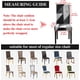 thumbnail image 2 of Funda elástica para silla de comedor de 4 piezas, funda para silla lavable Universal, funda para silla fácil de limpiar para decoración de comedor de Hotel restaurante brillar  Electrónica, 2 of 5