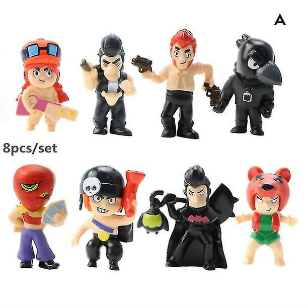 Brawl Stars Set Cute Figure Toy Anime Pvc Action Figure Toys Collection For  Kids