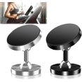 thumbnail image 1 of 1/2/3Pcs Magnetix 360 - Magnetic 360 Phone Mount, Magnetic 360 Phone Mount for Gym, 360° Adjustable Magnetic Cell Phone Mount, Car Phone Holder Magnetic (2pcs Silver+Black), 1 of 5