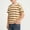 Coffee, variant on Fnooota Boys Cotton T-shirts, Casual Stripe Summer Short Sleeve Kids Summer Tops Dark Blue Size 14