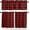 Black, variant on Kitchen Curtains and Valances Set, Black Red Buffalo Plaid Checked Rod Pocket Window Valance 18 Inch Window Curtain Panels for Living Room Bedroom Laundry, 27.5x24in, 3 Pieces
