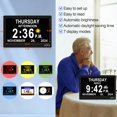 thumbnail image 3 of Reloj digital SSYA Dementia para personas mayores con fecha y día de la semana, 3 of 6