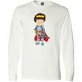 thumbnail image 3 of Inktastic Boy Prince, Knight In Shining Armor, Brown Hair Long Sleeve T-Shirt, 3 of 5