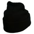 thumbnail image 4 of Cancer Color Ribbon Embroidered Long Beanie - Light Blue OSFM, 4 of 5
