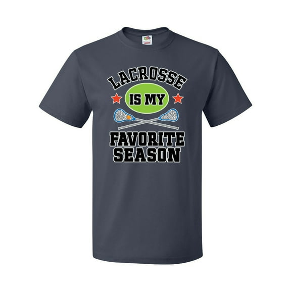 Inktastic Lacrosse is My Favorite Season T-Shirt