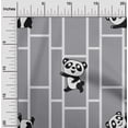 thumbnail image 2 of oneOone Velvet Gray2 Fabric Panda Animal Craft Projects Decor Fabric Printed By The Yard 58 Inch Wide, 2 of 4
