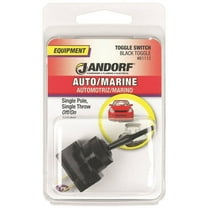 Jandorf 61112 SPST Toggle Switch, 20 Amp, 12 Volt