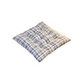 thumbnail image 2 of Yhmxh Cojín cuadrado a cuadros con lazos para silla, cojín grueso para exteriores con capitoné, almohada de suelo suave y transpirable, almohadilla antideslizante para silla de comedor, silla de of, 2 of 5
