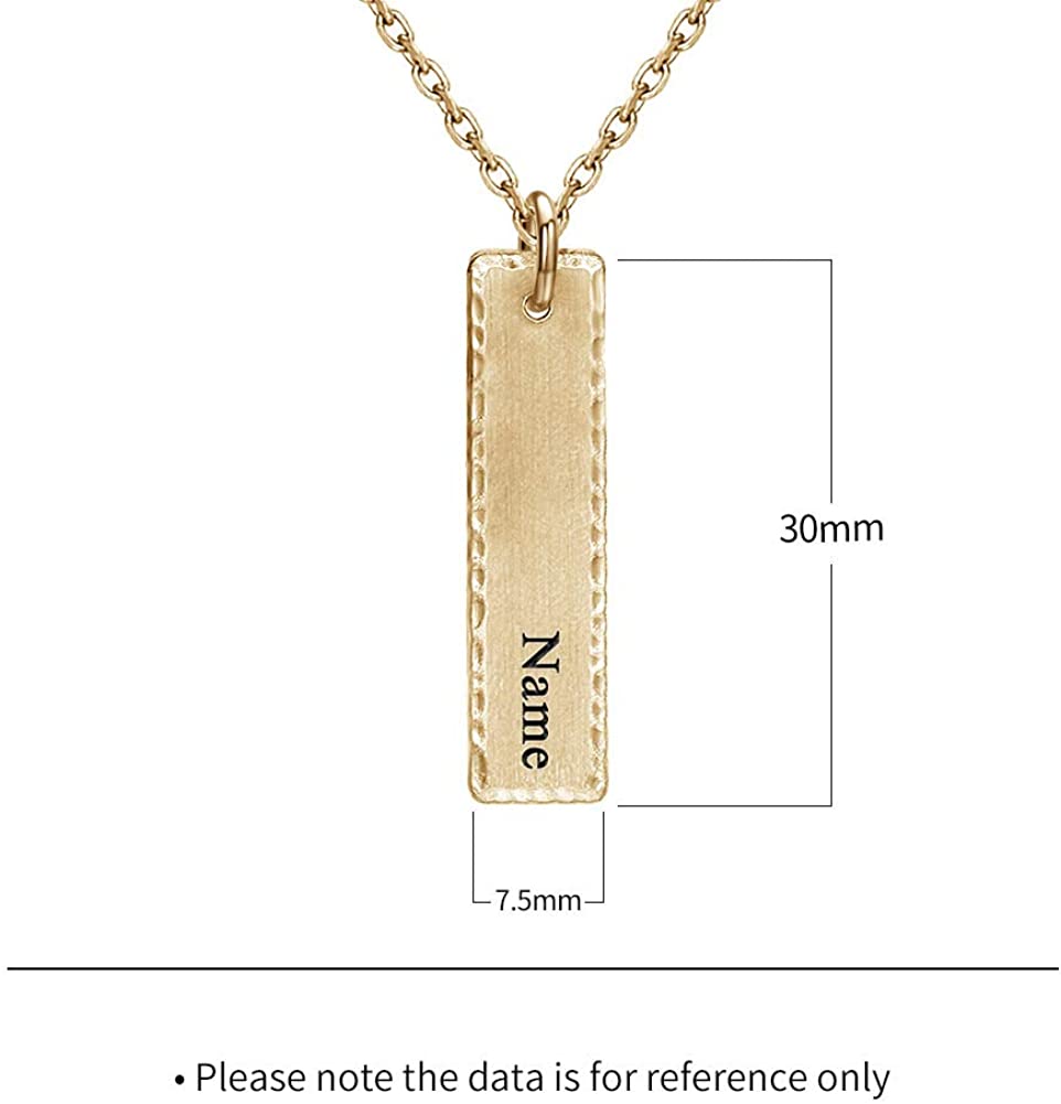HSD 925 Sterling Silver Bar Necklace 