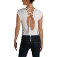 thumbnail image 2 of Intimately Free People Womens All About The Back Lace Up Bodysuit White XS, 2 of 2