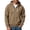 RYE1-Khaki, variant on LWFFDAW Men Oversized Hoodies Long Sleeve Casual Zip Up Hoodie Fall Loose Fit Comfy Y2k Hoodie with Pockets