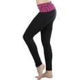 thumbnail image 3 of ToBeInStyle Women's Fleece Lined Leggings with High-Waist Leopard Band, 3 of 5