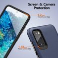 thumbnail image 5 of for Samsung Galaxy S20+ Plus Case, Dual Layer Military Grade Shockproof Heavy Duty Protection Cover, Phone Case for Galaxy S20+ Plus 5G, (NOT for Small S20) - NavyBlue, 5 of 13