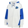thumbnail image 2 of Women's Starter White Detroit Lions Scrimmage Full-Zip Hoodie, 2 of 3