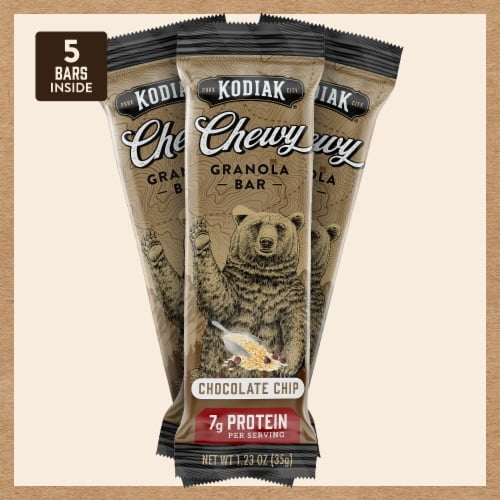 2X - Kodiak Chocolate Chip Chewy Granola Bars