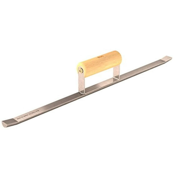 bon 11-337 20-inch by 3/4-inch half round sledrunner with wood handle