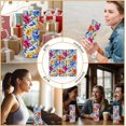 thumbnail image 6 of Watercolor Flower 20 oz Skinny Tumbler Stainless Steel Slim Insulated Tumblers Straight Tumbler Cups Coffee Mug Thermal Travel Cup with Lid, Plant Lover Birthday Gifts for Women Bestie Water Glasses, 6 of 7