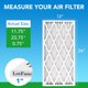 thumbnail image 2 of LotFancy Filtros de Aire 12x24x1, Paquete de 4, Filtros de Horno HVAC 8 Plisados, 2 of 9