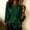 Green, variant on Women's 2026 French Retro Flounce Sleeve Blouse, Crew Neck Elegant Slim Fit Top, Casual Vintage Shirt for All Occasions Red M