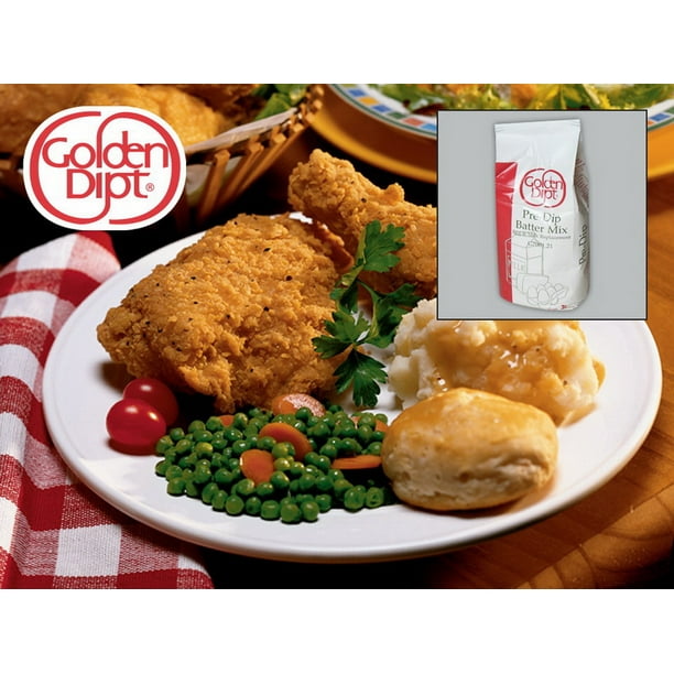 Golden Dipt, Pre Dip Batter Mix, Egg & Milk Replacement, 5 lbs. (6
