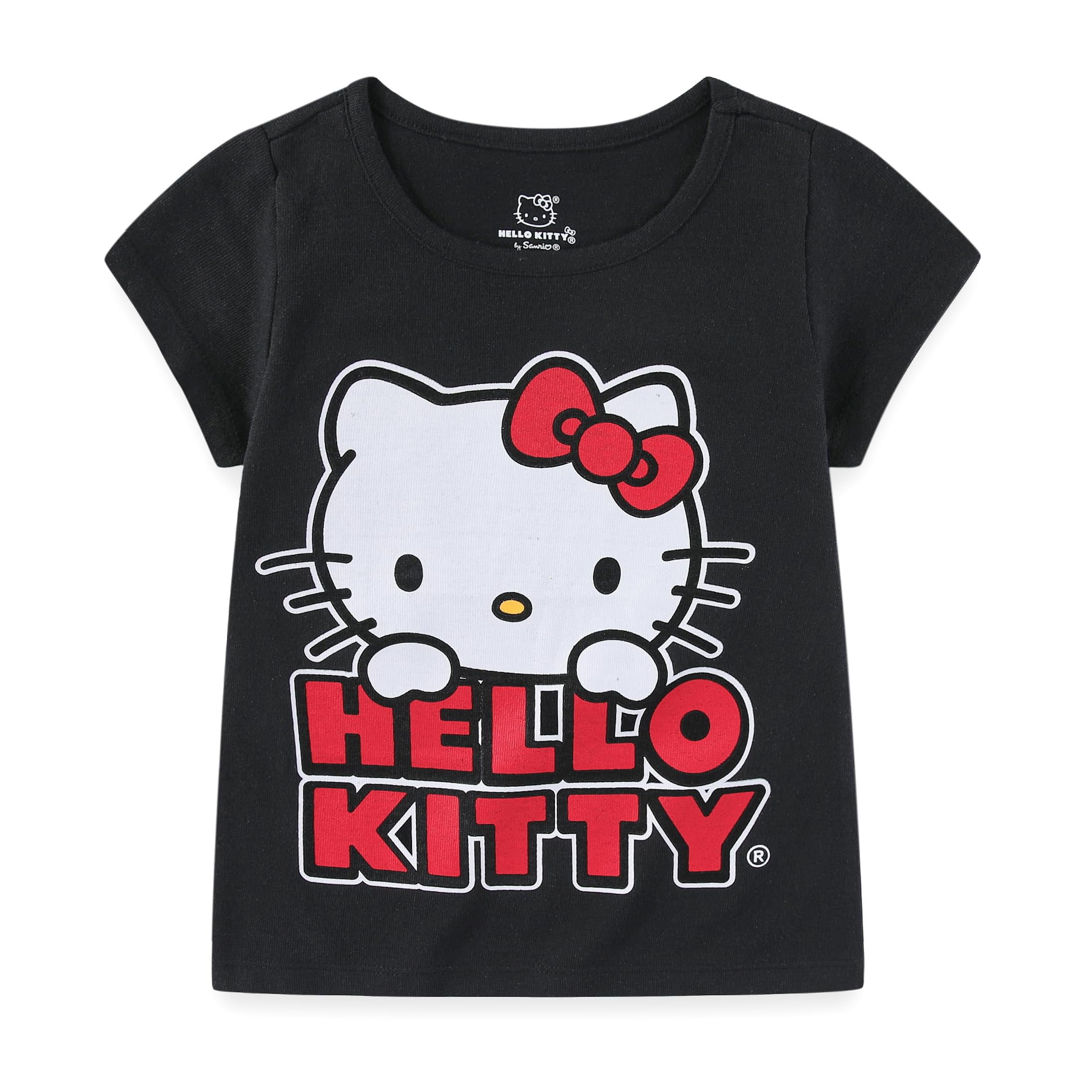 Hello Kitty Sanrio Short Sleeve T-shirt (Girls), 4 Pack, Sizes 4-12