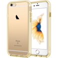thumbnail image 1 of Case for iPhone 6 and iPhone 6s, Shock-Absorption Bumper Cover, Anti-Scratch Clear Back, Gold, 1 of 6