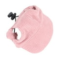 thumbnail image 3 of Summer Pet Sun Hat Adjustable Corduroy Casual Pet Hat Lightweight Stylish Pet Hat for Dogs Cats Bean Paste Pink S, 3 of 5