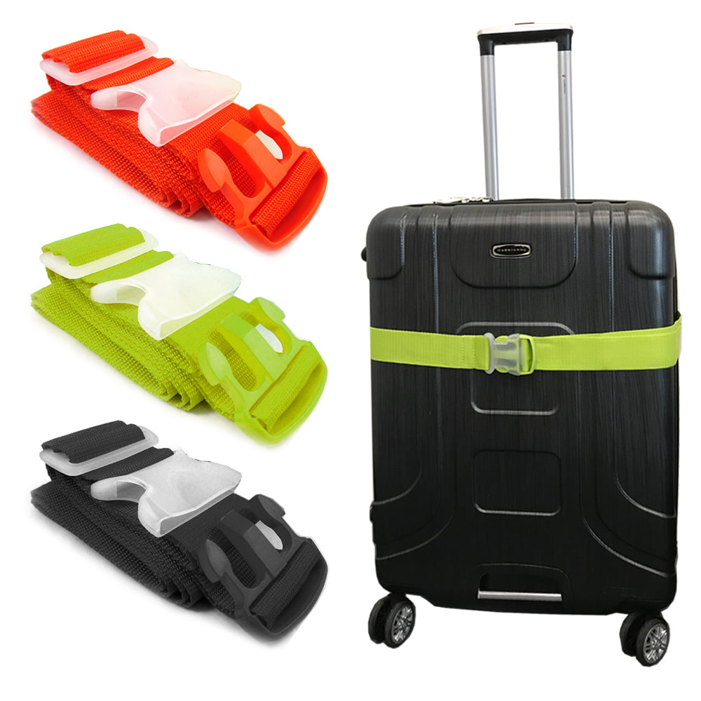 Adjustable Strong Extra Safety Travel Suitcase Luggage Baggage Straps Tie Belt 