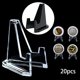 thumbnail image 5 of 20Pcs Plastic Coin Display Stand Clear Round Square Case Capsules Holder Easel, 5 of 6