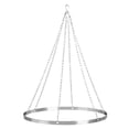 thumbnail image 1 of Kit de cortinas de techo para colgar, decoración de bodas, acero inoxidable para cortinas de tela. 60 cm de diámetro, 1 of 9