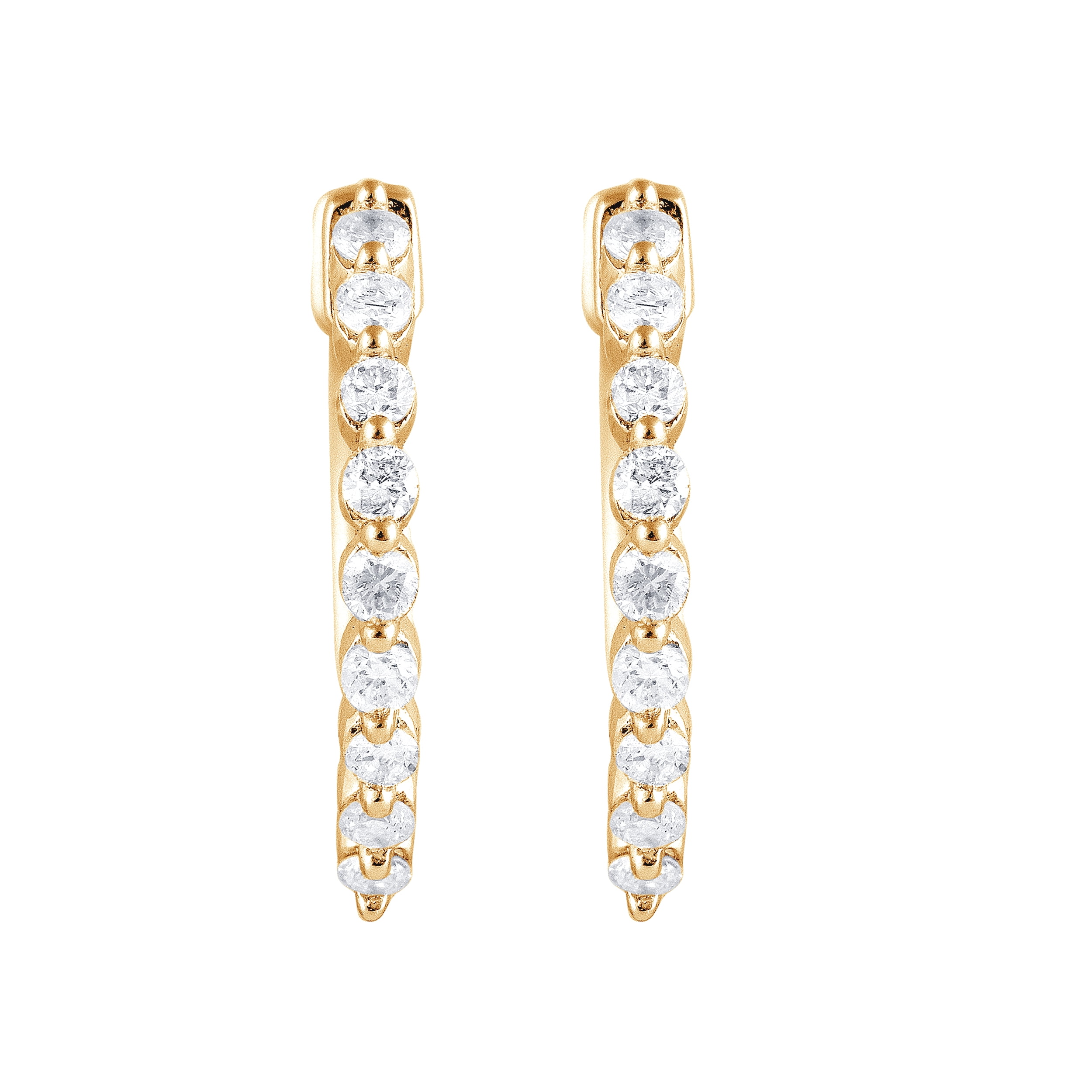 Lab Made Diamonds Hoops