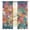 Multicolor, Fuchsia, Teal, Gold, variant on Grey Brown Copper Rust Sheer Curtains 72 Inches Long, Vintage Industrial Mottled Abstract Light Filtering Window Curtains for Living Room, Rod Pocket Voile Sheer Curtain Drapes, 52"W x 72"L, 2 Panels