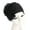 Black, variant on Meidiya Women Big Flower Turban Cap Multi-purpose Lightweight Breathable Muslim Cancer Chemo Hats Cover Hair Loss Head Scarf Headwrap Beanie