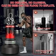 Punching Bag with Stand Adult Freestanding Heavy Boxing Punching Bag