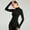 Black, variant on Womens Lightweight Full Zip Running Track Jacket Workout Slim Fit Yoga Sportwear With Thumb Holes Cropped Athletic Jacket Shapewear Tops Black S